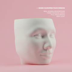 SKINK mask 5 pcs - European face design